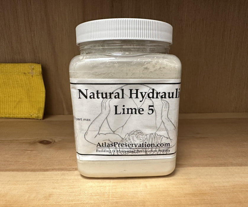 OLD LABEL Natural Hydraulic Lime 5.0 - Quart-Otterbein-Atlas Preservation