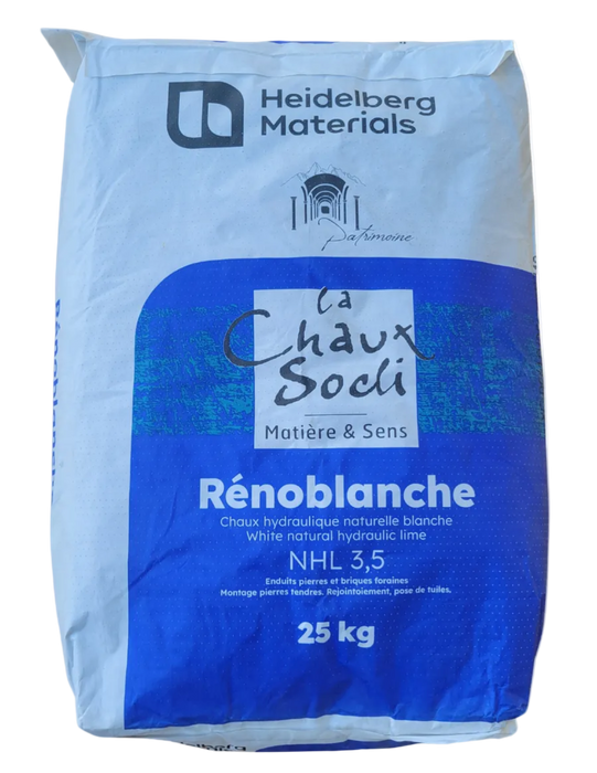 Rénoblanche Natural Hydraulic Lime 3.5 - White