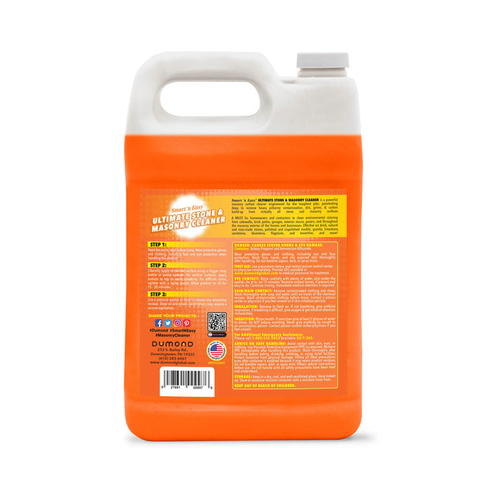 Smart ‘n Easy Ultimate Stone & Masonry Cleaner (1 Gallon)-Dumond-Atlas Preservation