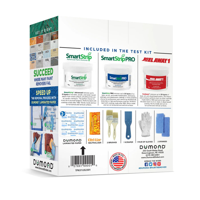 Dumond Paint Removal Test Kit-Dumond-Atlas Preservation