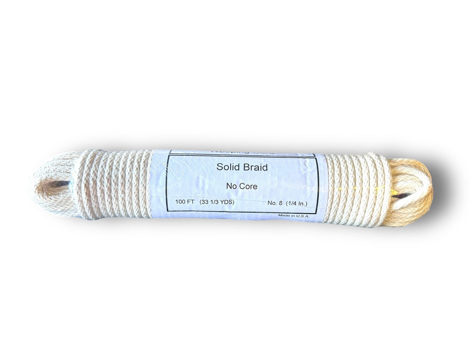 All Cotton Sash Cord 1/4" 100 Ft