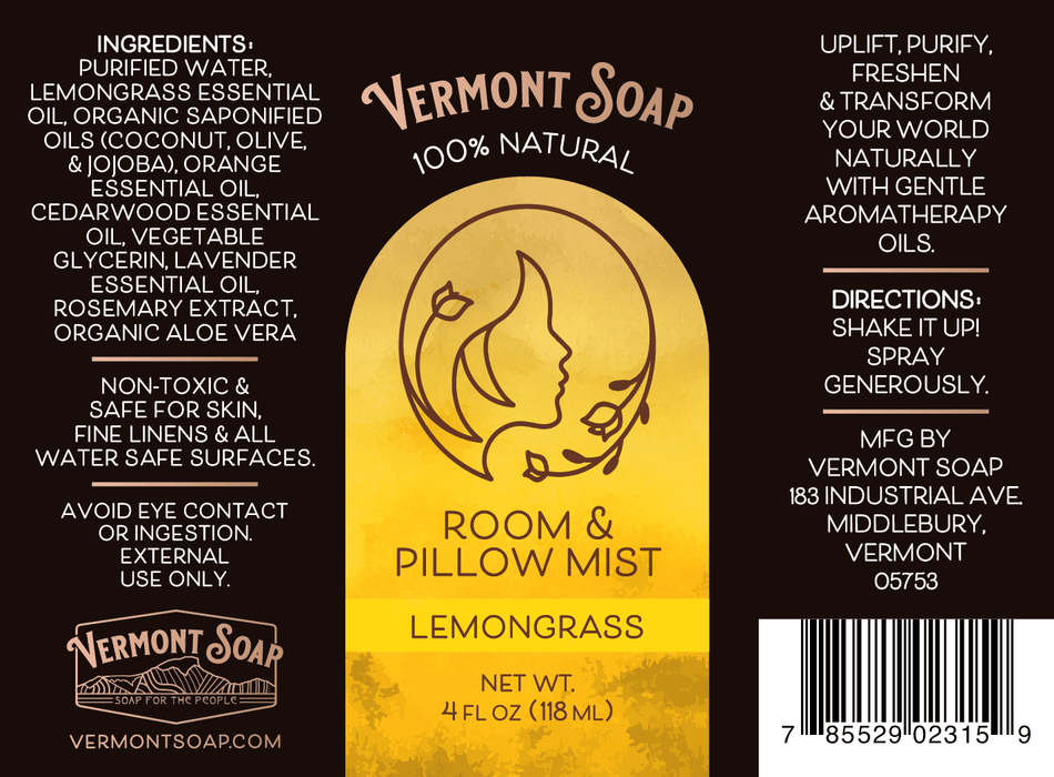 Room & Pillow Mist-Vermont Soap-Atlas Preservation