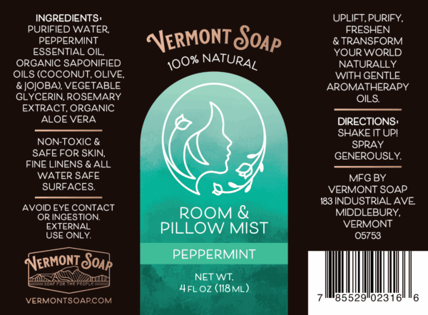 Room & Pillow Mist-Vermont Soap-Atlas Preservation