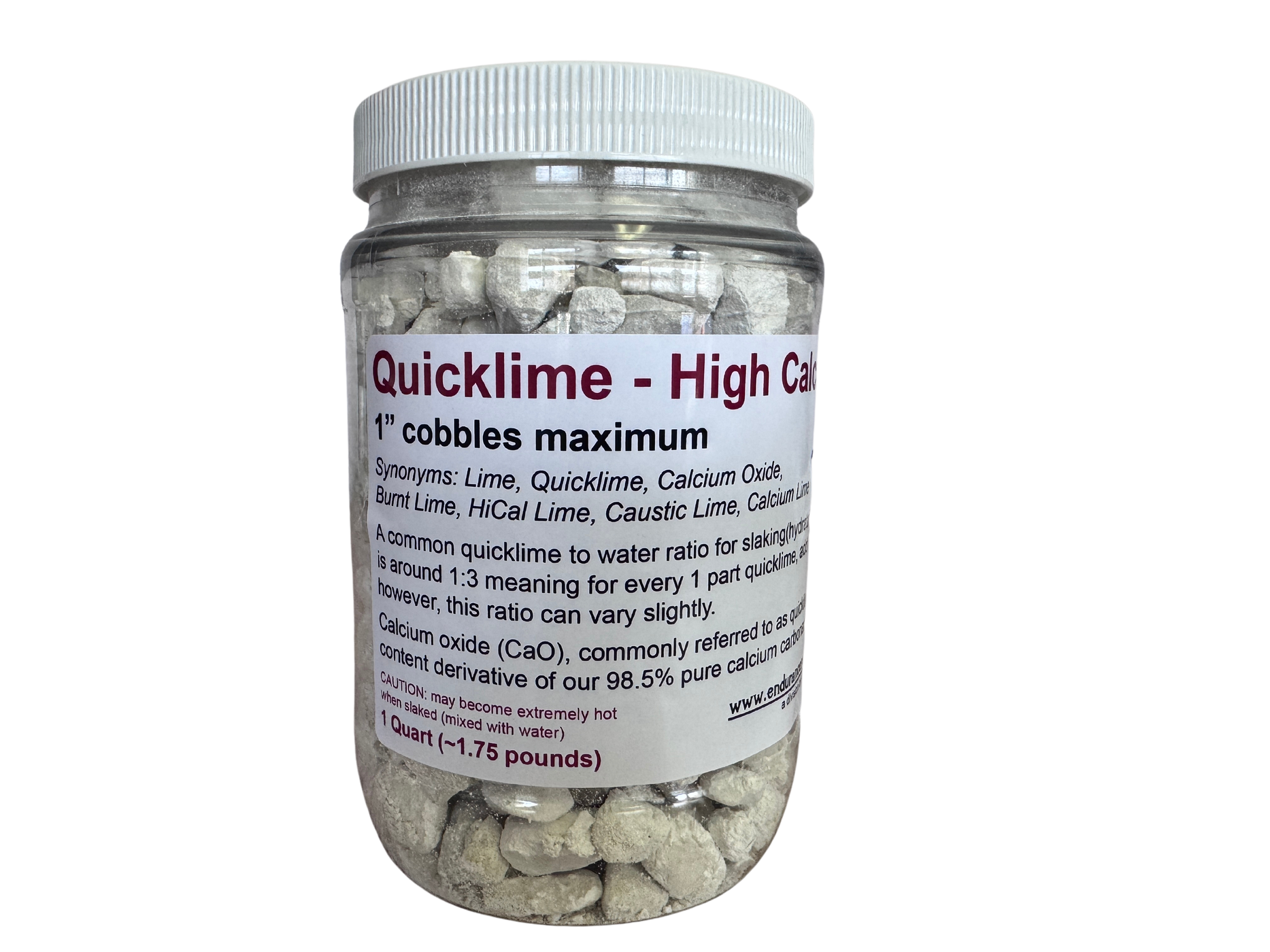 Quicklime Cobbles - High Calcium — Atlas Preservation