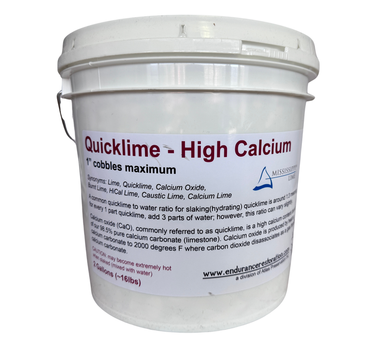 Quicklime Cobbles - High Calcium-Endurance Restoration Products-Atlas Preservation