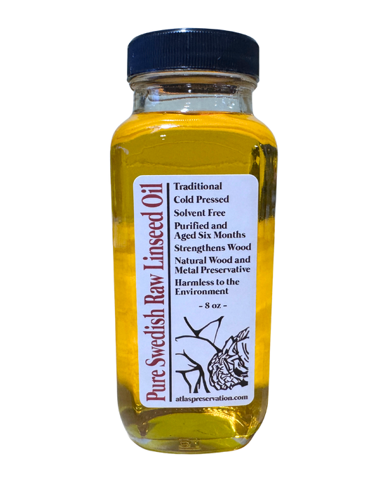 Pure Swedish Raw Linseed Oil-Endurance Restoration Products-Atlas Preservation