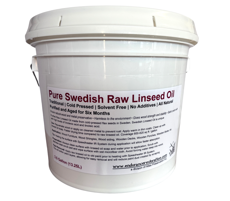 Pure Swedish Raw Linseed Oil-Atlas Preservation-Atlas Preservation