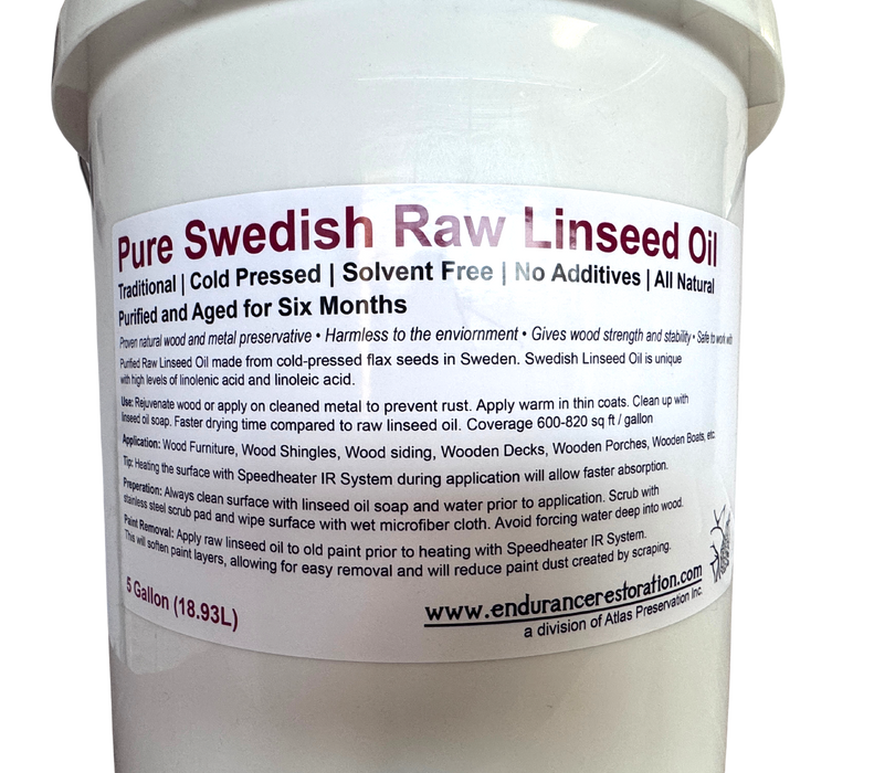 Pure Swedish Raw Linseed Oil-Atlas Preservation-Atlas Preservation