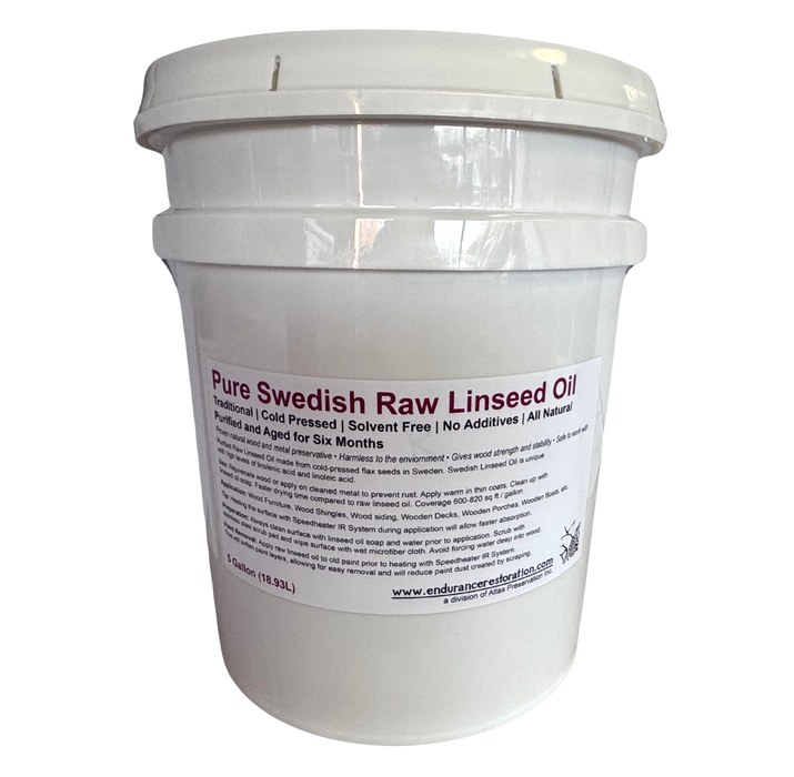 Pure Swedish Raw Linseed Oil-Atlas Preservation-Atlas Preservation