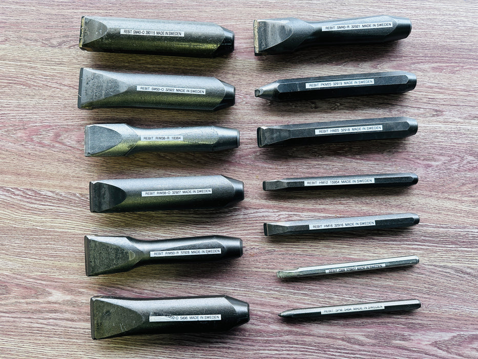 Fin Point Chisel Fine Tip Carbide Hand Point Chisel — Atlas Preservation