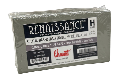 Renaissance Plastilina (Roma) - Hard-Chavant Modeling Clay-Atlas Preservation