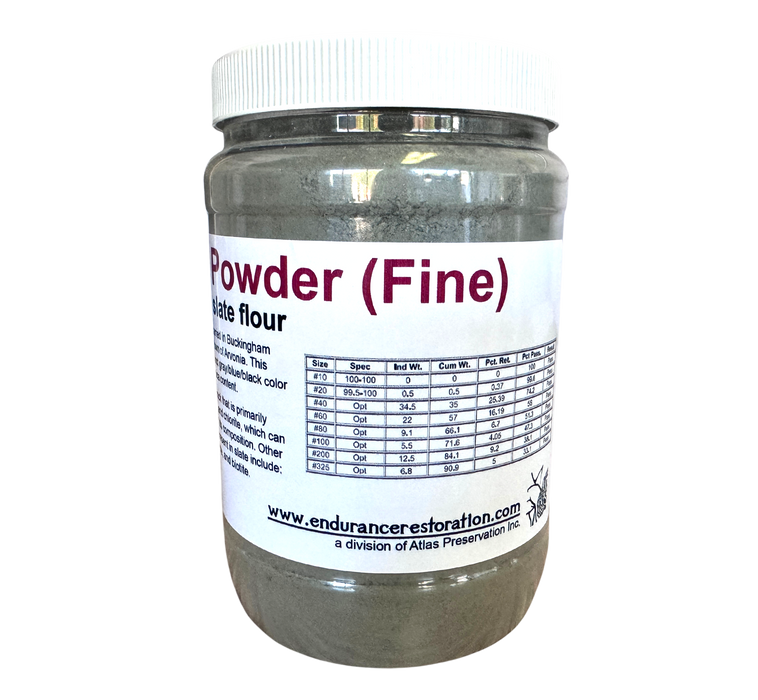 Slate Powder - Fine-Endurance Restoration Products-Atlas Preservation