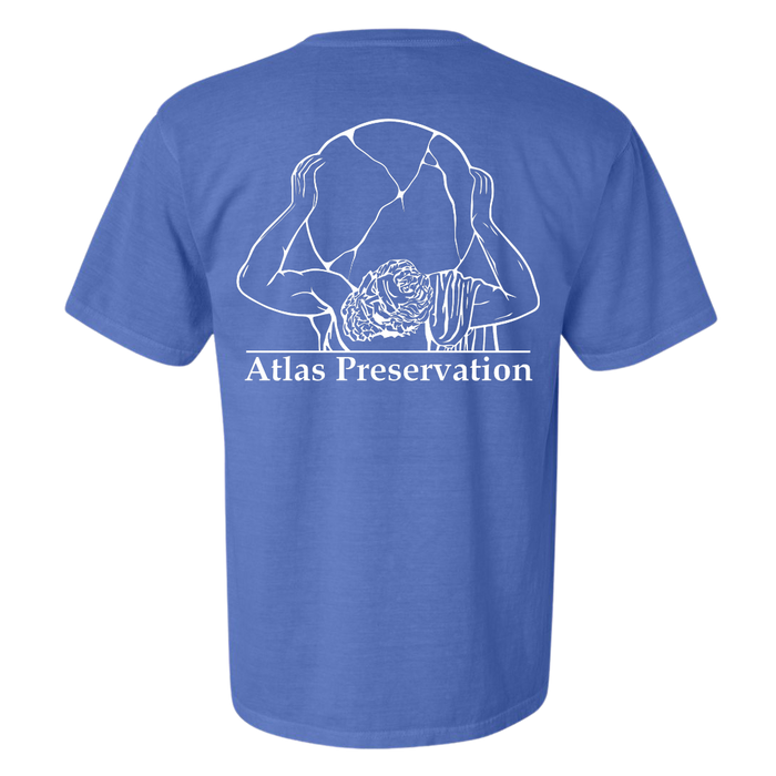 BLUE Atlas Tee-Atlas Preservation-Atlas Preservation