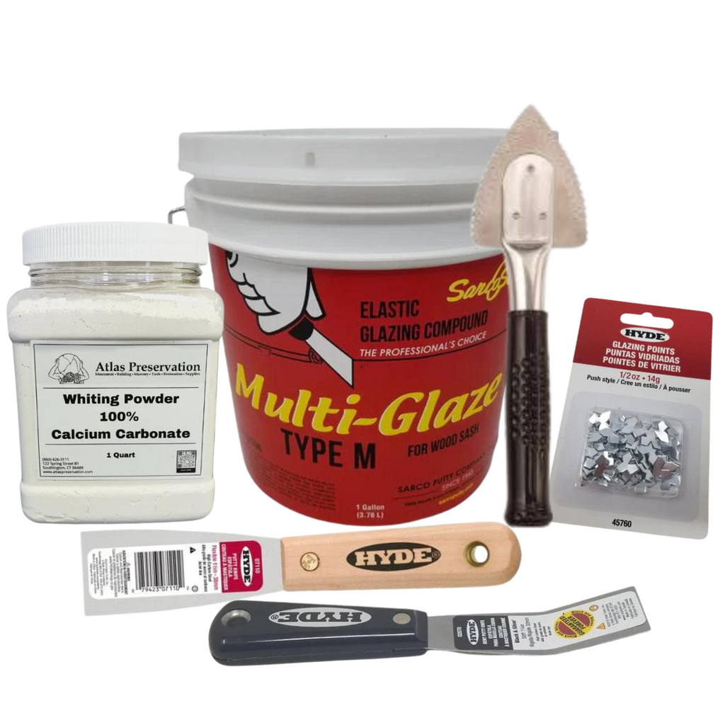 Sarco Window Glazing Set - Large — Atlas Preservation