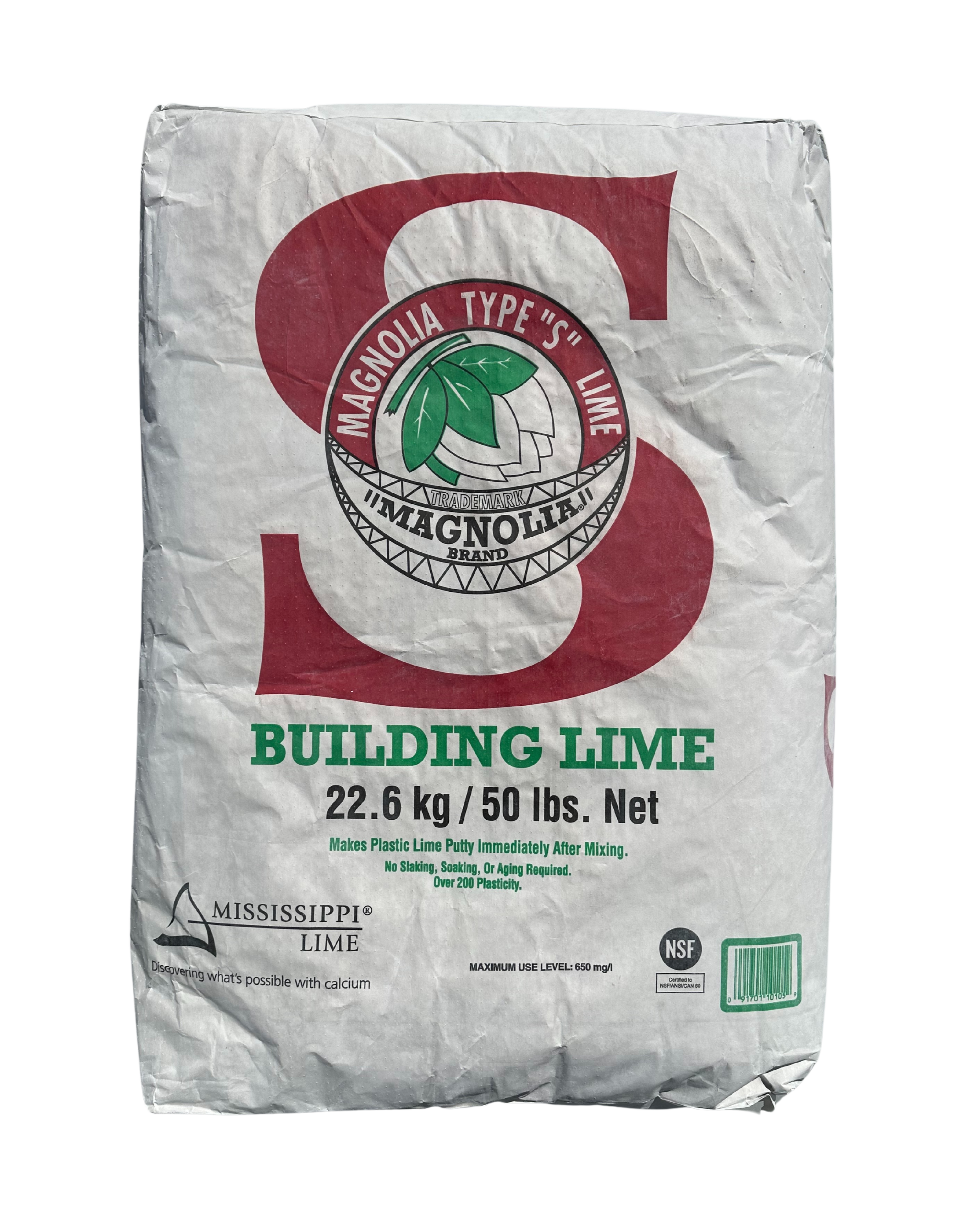 Type S - Hydrated Lime — Atlas Preservation