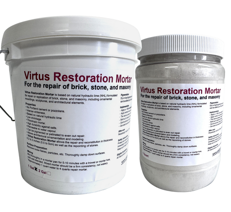 Virtus Restoration Mortar - Repair Brick, Stone and Masonry