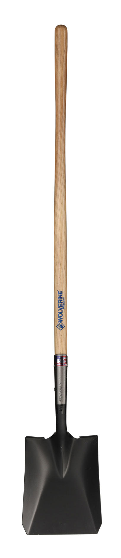 #2 Square Point Shovel 48" Long Wood Handle-Wolverine Tools-Atlas Preservation