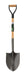 W-Series Rear Roll Step Round Point Shovel - 26″ Wood D-Handle-Wolverine Tools-Atlas Preservation