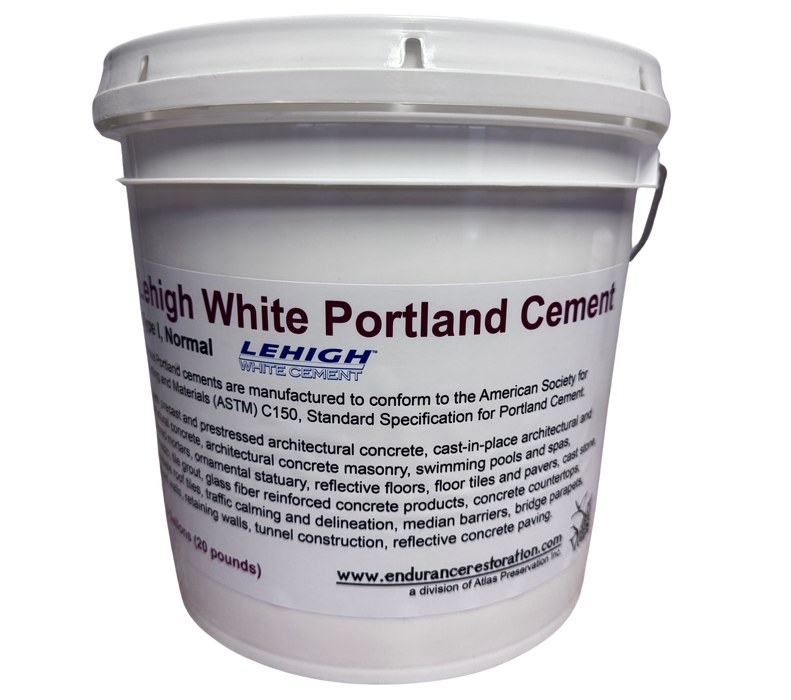 Lehigh White Portland Cement-Endurance Restoration Products-Atlas Preservation