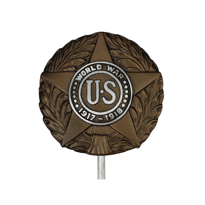 Aluminum Memorial Marker & Flag Holder-Collins Flags-Atlas Preservation