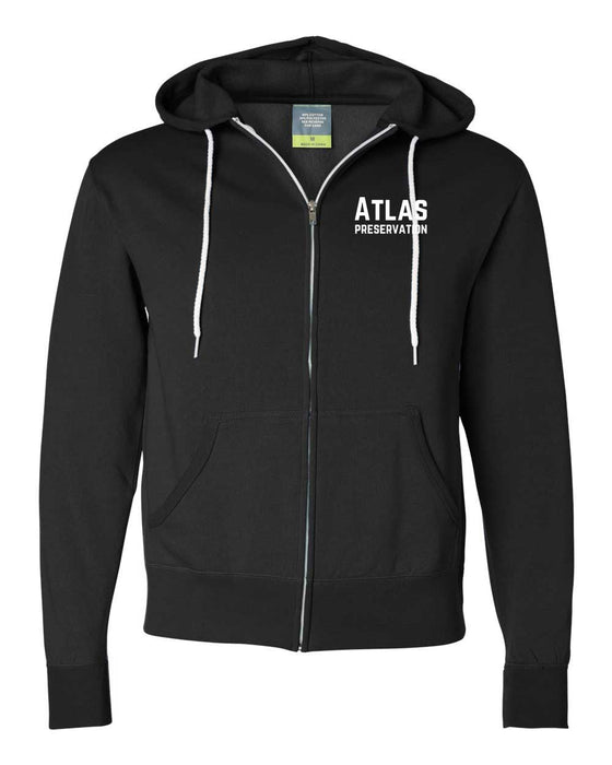 Atlas Lightweight Full-Zip Hoodie-Atlas Preservation-Atlas Preservation