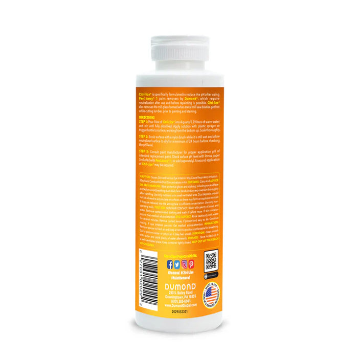 Citri-Lize® pH Neutralizer - 16oz Sample-Dumond-Atlas Preservation