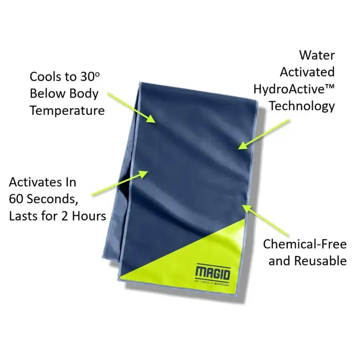Cool Powered by Mission® - Cooling Microfiber Towel-Magid-Atlas Preservation