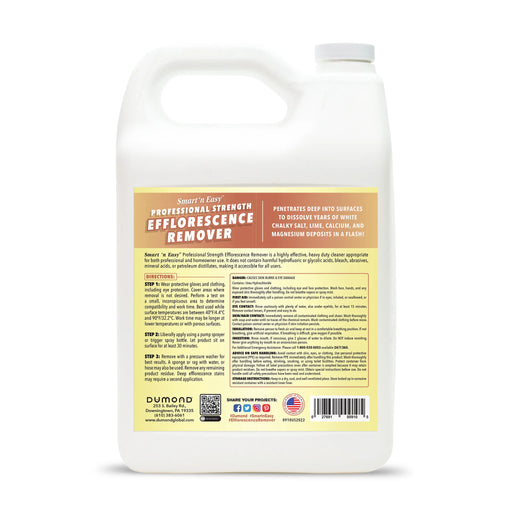 Smart ‘n Easy Efflorescence Remover (1 Gallon)-Dumond-Atlas Preservation