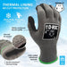 10-Gauge Hyperon® Sandy Latex Coated Touchscreen Work Gloves with Insulcore® Fleece Liner-Magid-Atlas Preservation