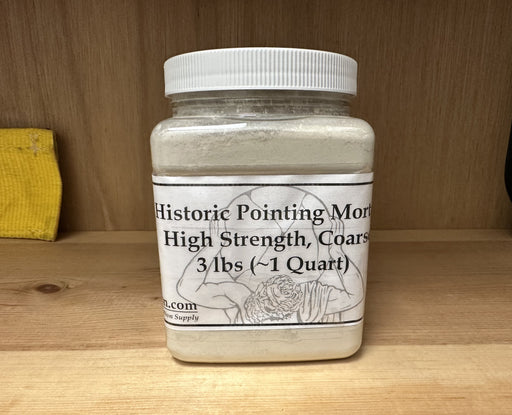 OLD LABEL Historic Pointing Mortar - High Strength, Coarse - Quart-Otterbein-Atlas Preservation