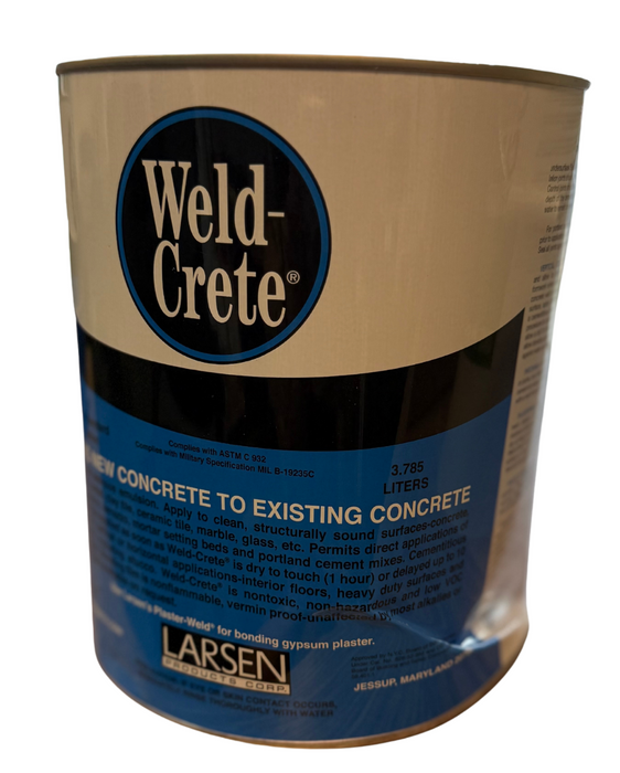 DENTED / LEAKING - Weld-Crete - Gallon - Bonds new concrete, stucco, tile setting beds and terrazzo-Atlas Preservation-Atlas Preservation