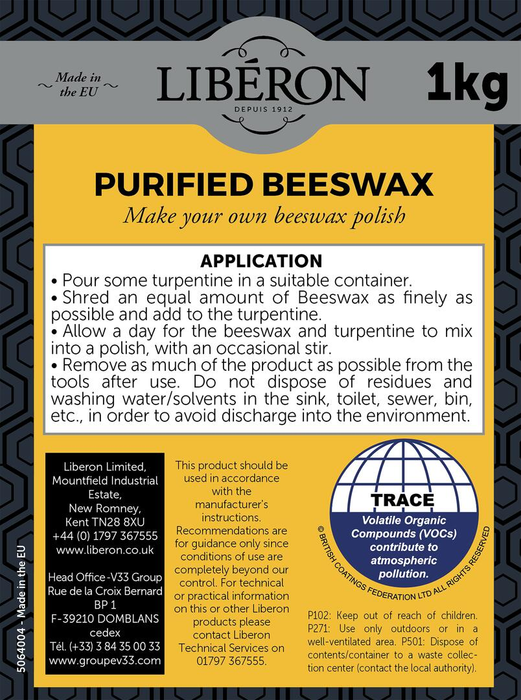 Purified Beeswax-Liberon-Atlas Preservation