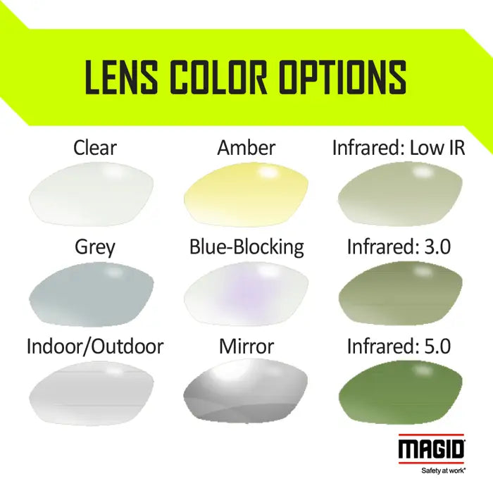 Gemstone® Temple Ratchet System Floating Lens Safety Spectacles-Magid-Atlas Preservation