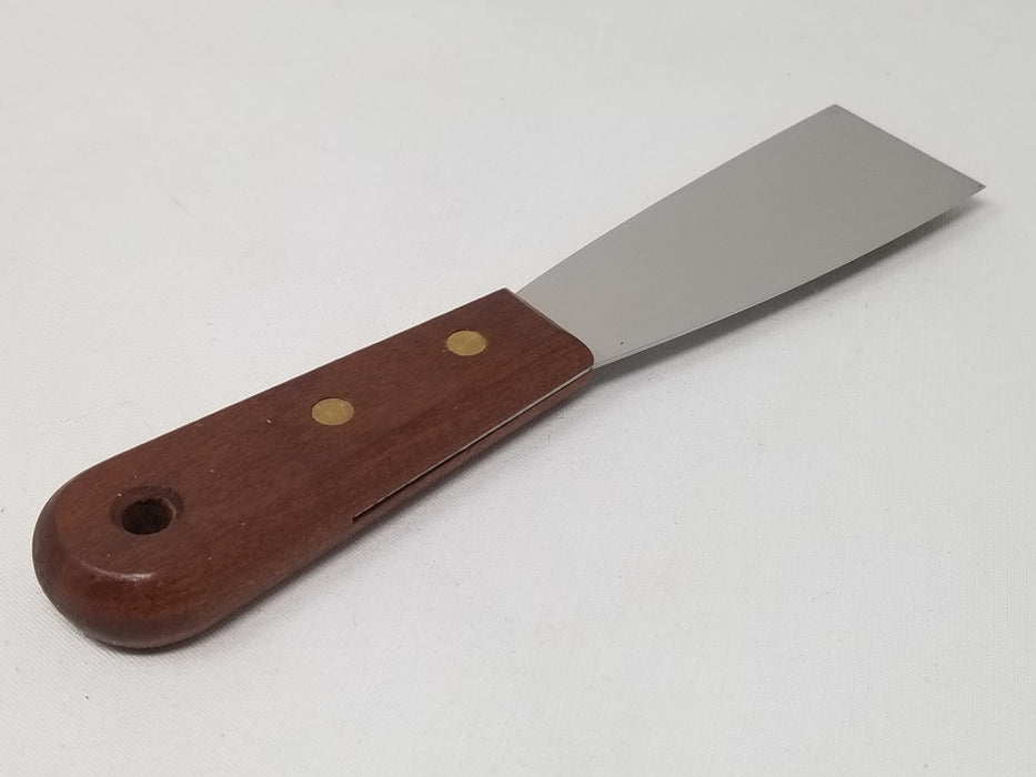 Italian Flex Putty Knife - Wood Handle (6 size options)-Renaissance Lime Putty-Atlas Preservation