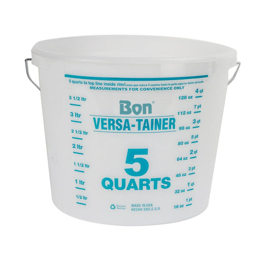 Clear Mix Container (1 Quart, 2.5 Quarts, 5 Quarts)-Bon Tools-Atlas Preservation