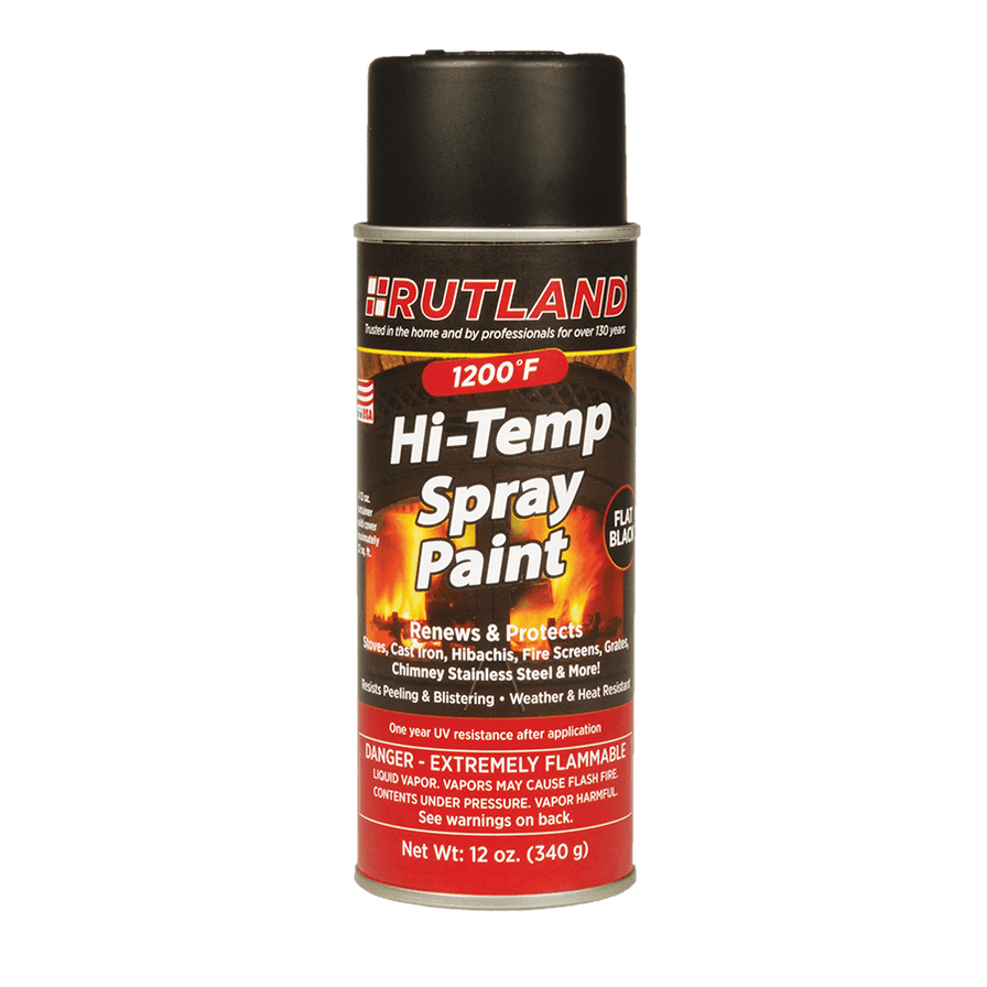 1200°F HiTemp Spray Paint Flat Black — Atlas Preservation