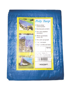 blue plastic tarp Multi-Purpose Blue Poly Tarp — Atlas Preservation