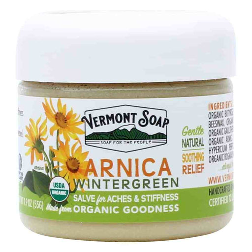 Organic Arnica Wintergreen Salve-Vermont Soap-Atlas Preservation
