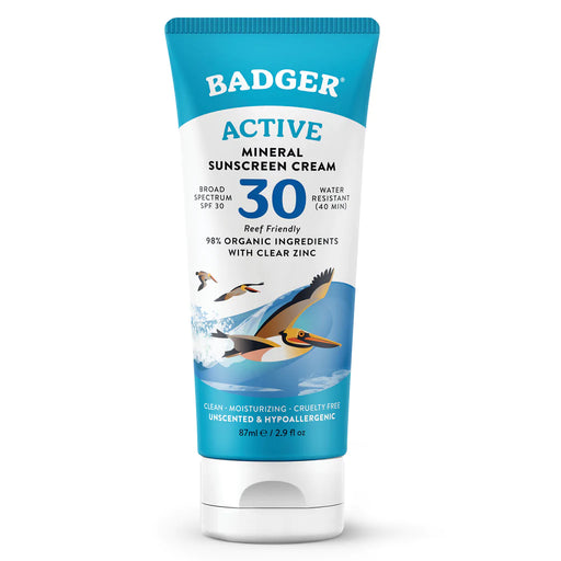 Badger Active Mineral Sunscreen Cream - SPF 30-Badger-Atlas Preservation