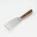 3" x 6" Chef's Slotted Turner, Walnut Handle, Right Hand-Lamson-Atlas Preservation