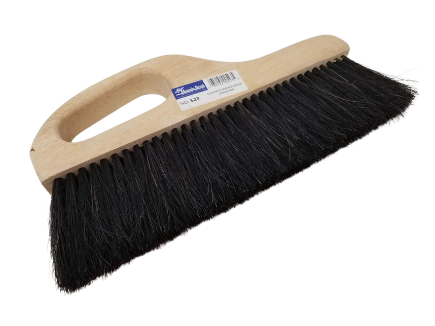 Concrete cleaning outlet brush