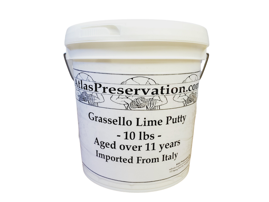 Grassello Di Calce 10 lbs - Aged over 11 years-Renaissance Lime Putty-Atlas Preservation