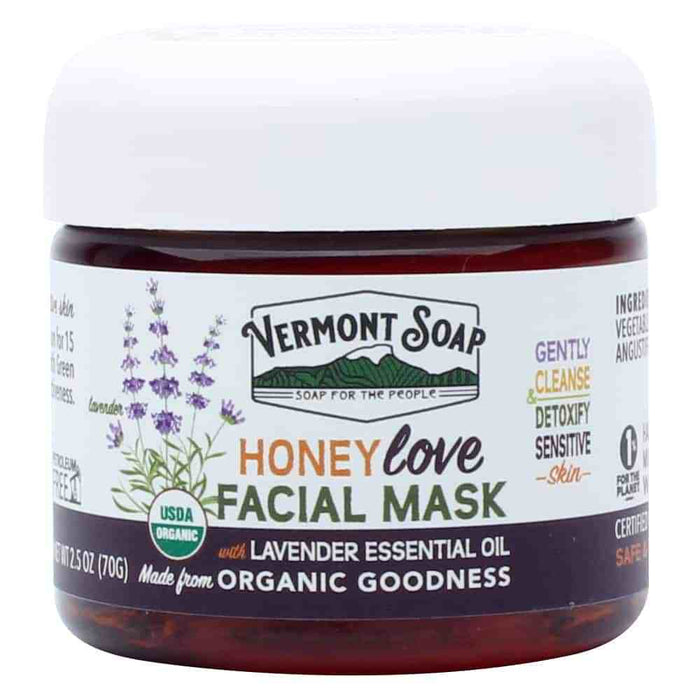 Organic Honey Love Facial Mask-Vermont Soap-Atlas Preservation