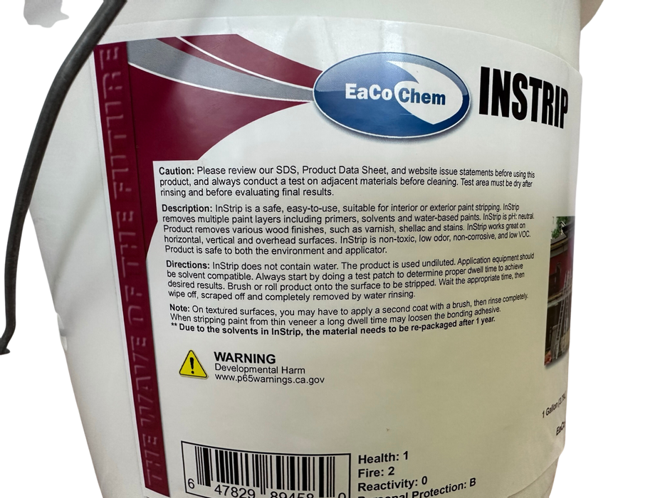 InStrip - Remove Primer, Solvent, Water-Based Paint, Shellac, Varnish & Stain-EaCo Chem-Atlas Preservation