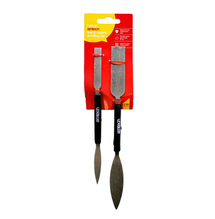 Set Amtech G1855 – 2 Cazzuole Per Muratore: Grande Quadrata E Piccola A Foglia, Strumenti Per Finiture - Foto 4
