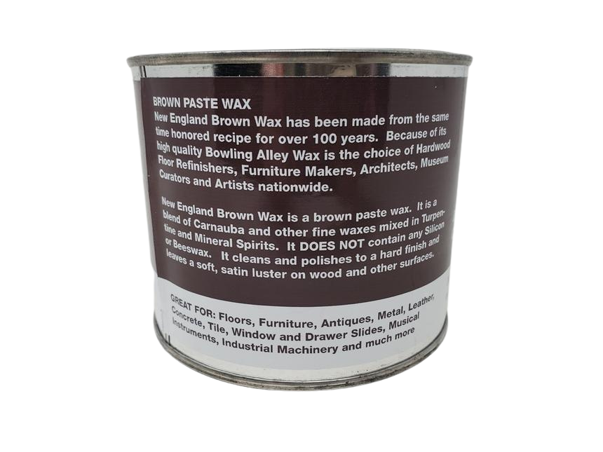 New England Brown Paste Wax - 16oz-BWC Company-Atlas Preservation