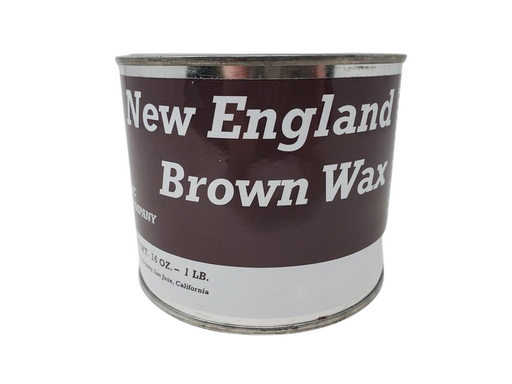 New England Brown Paste Wax - 16oz-BWC Company-Atlas Preservation