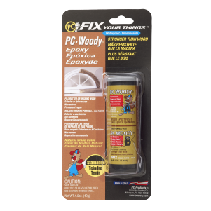 PC-Woody PC-WOODY 6OZ Wood Filler Epoxy Adhesive, 6 oz, Can, White, Paste