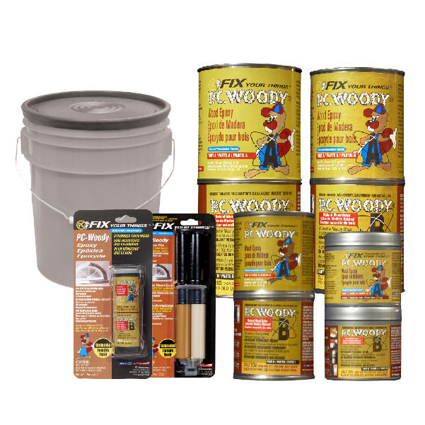 PC-WOODY - Two part epoxy paste that is excellent for filling