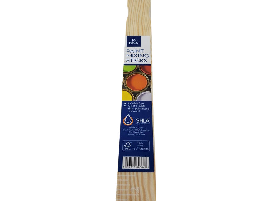 Paint Mixing Sticks - Pack of 10